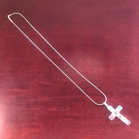 ITALIAN Sterling Silver Set Handcrafted Millefiori Artisan Glass Bought In Italy - Picture 6 of 10